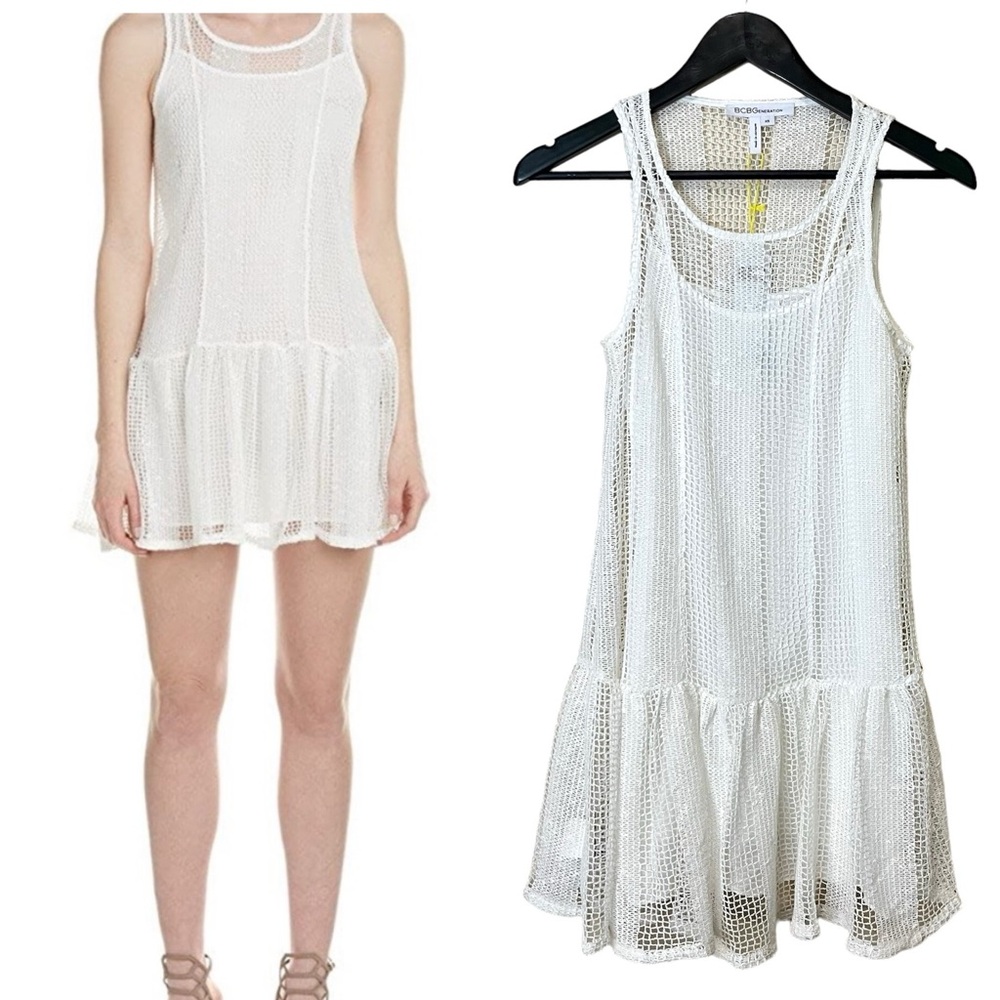 NWT BCBGeneration Cami Lined Drop Waist Mini Dress